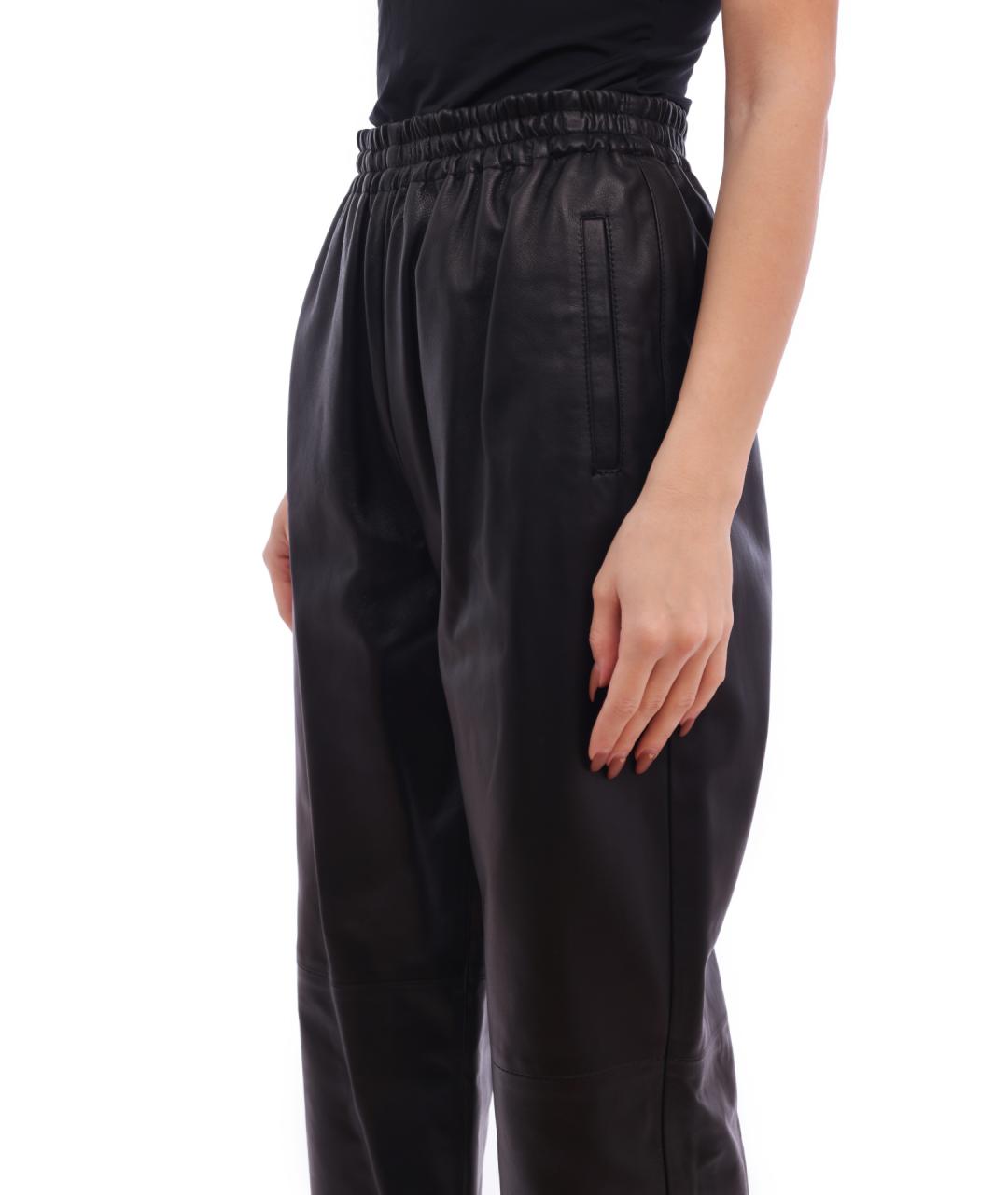 PINKO Черные прямые брюки, фото 4