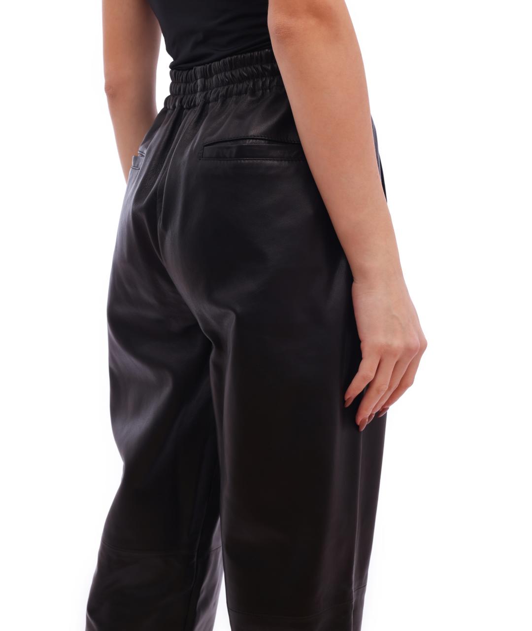 PINKO Черные прямые брюки, фото 2