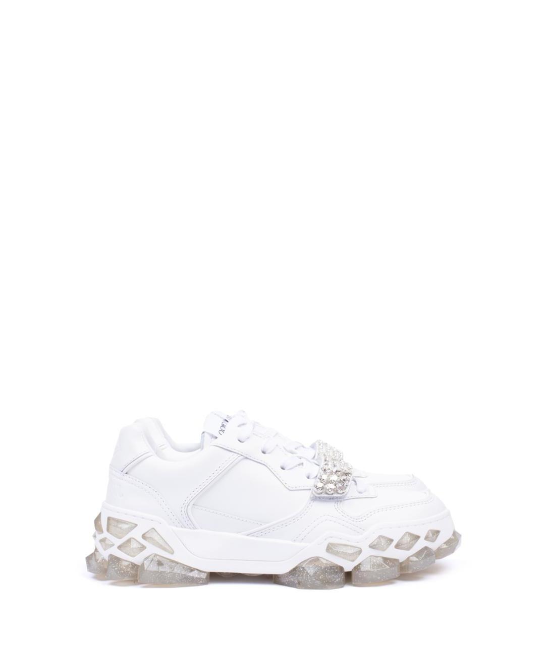 JIMMY CHOO Белые кроссовки, фото 1