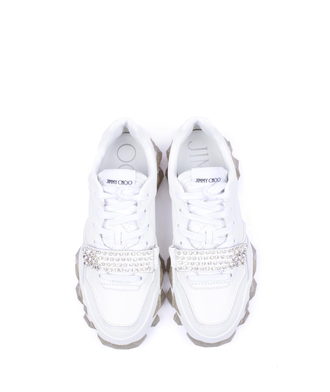 JIMMY CHOO Белые кроссовки, фото 4