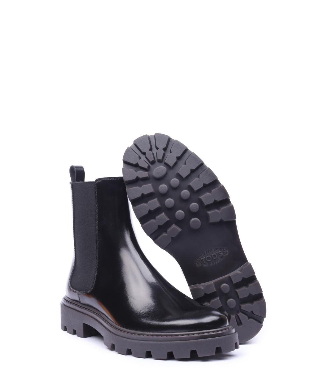 TOD'S Черные ботинки, фото 6