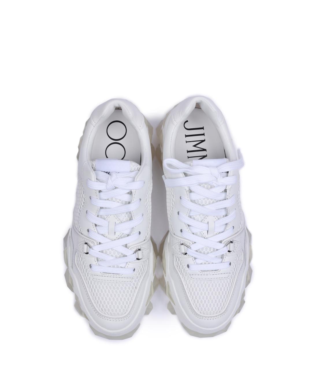 JIMMY CHOO Белые кроссовки, фото 3