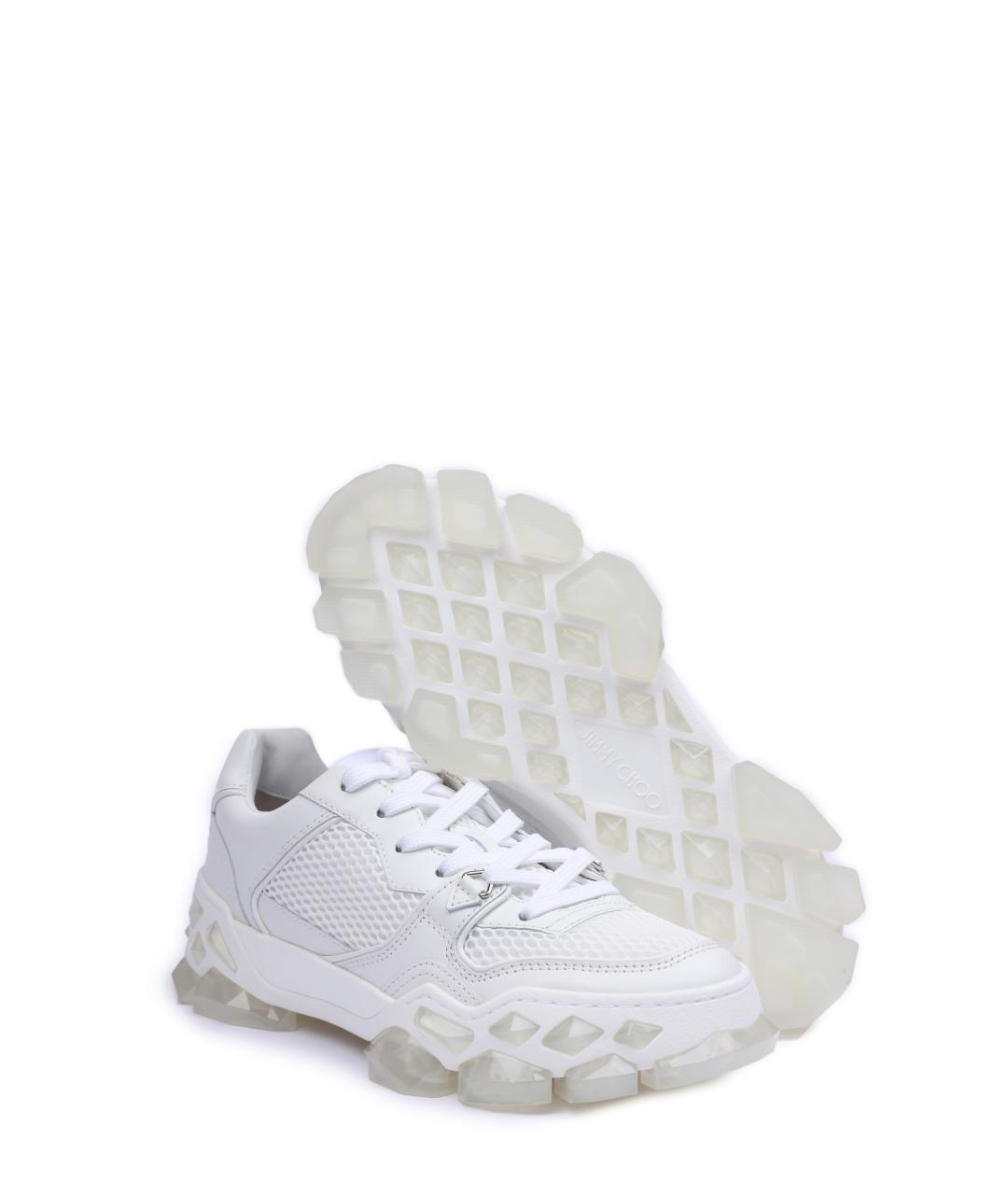 JIMMY CHOO Белые кроссовки, фото 2