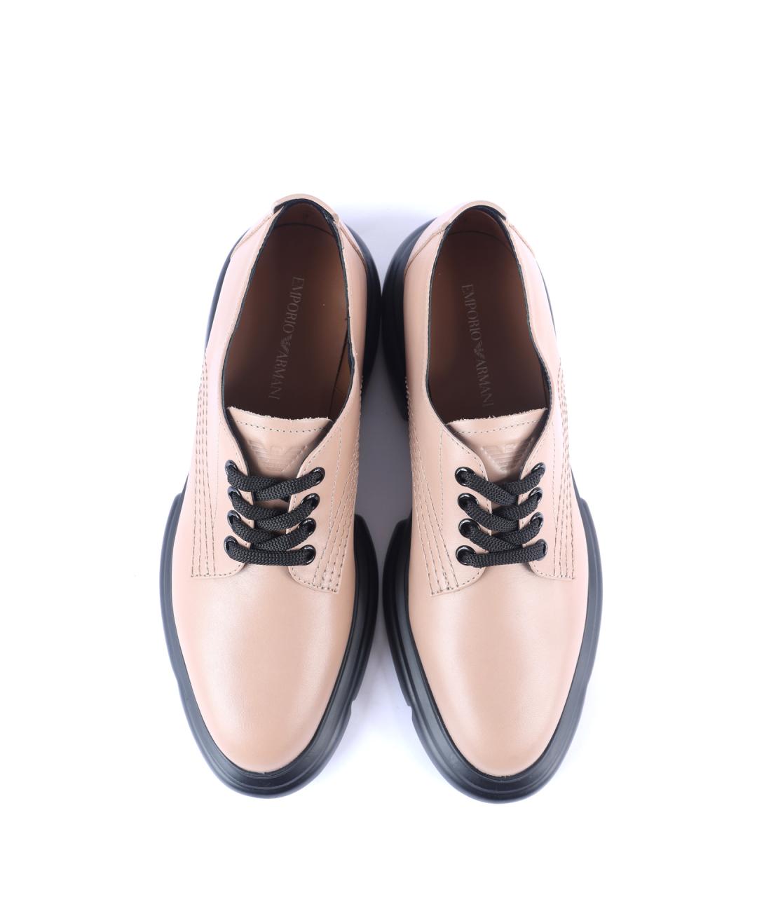 EMPORIO ARMANI Кожаные лоферы, фото 4