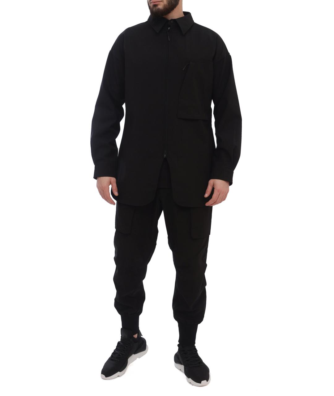Y-3 Черная кэжуал рубашка, фото 2