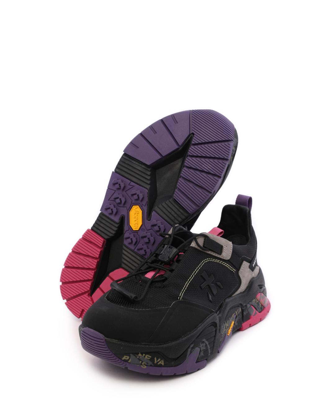 PREMIATA Черные замшевые кроссовки, фото 5