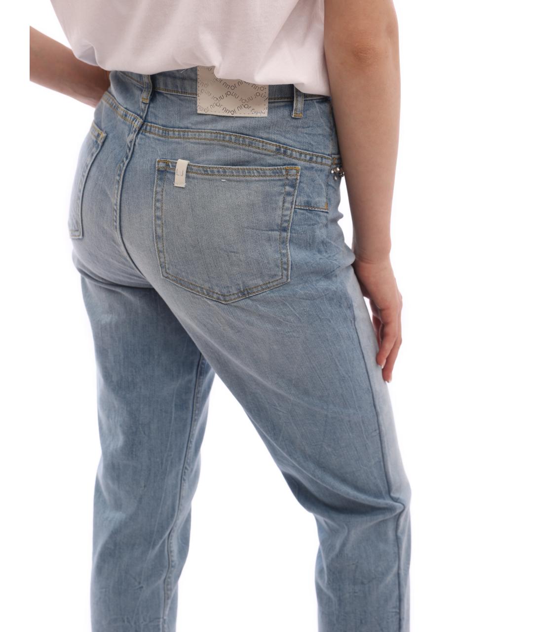 LIU JO Синие прямые джинсы, фото 6