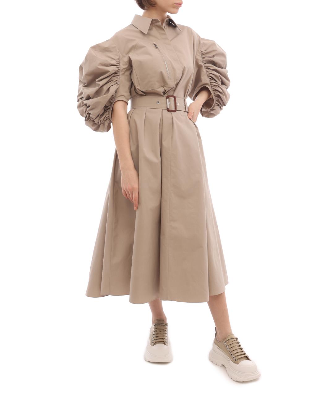 ALEXANDER MCQUEEN Хлопковое повседневное платье, фото 7