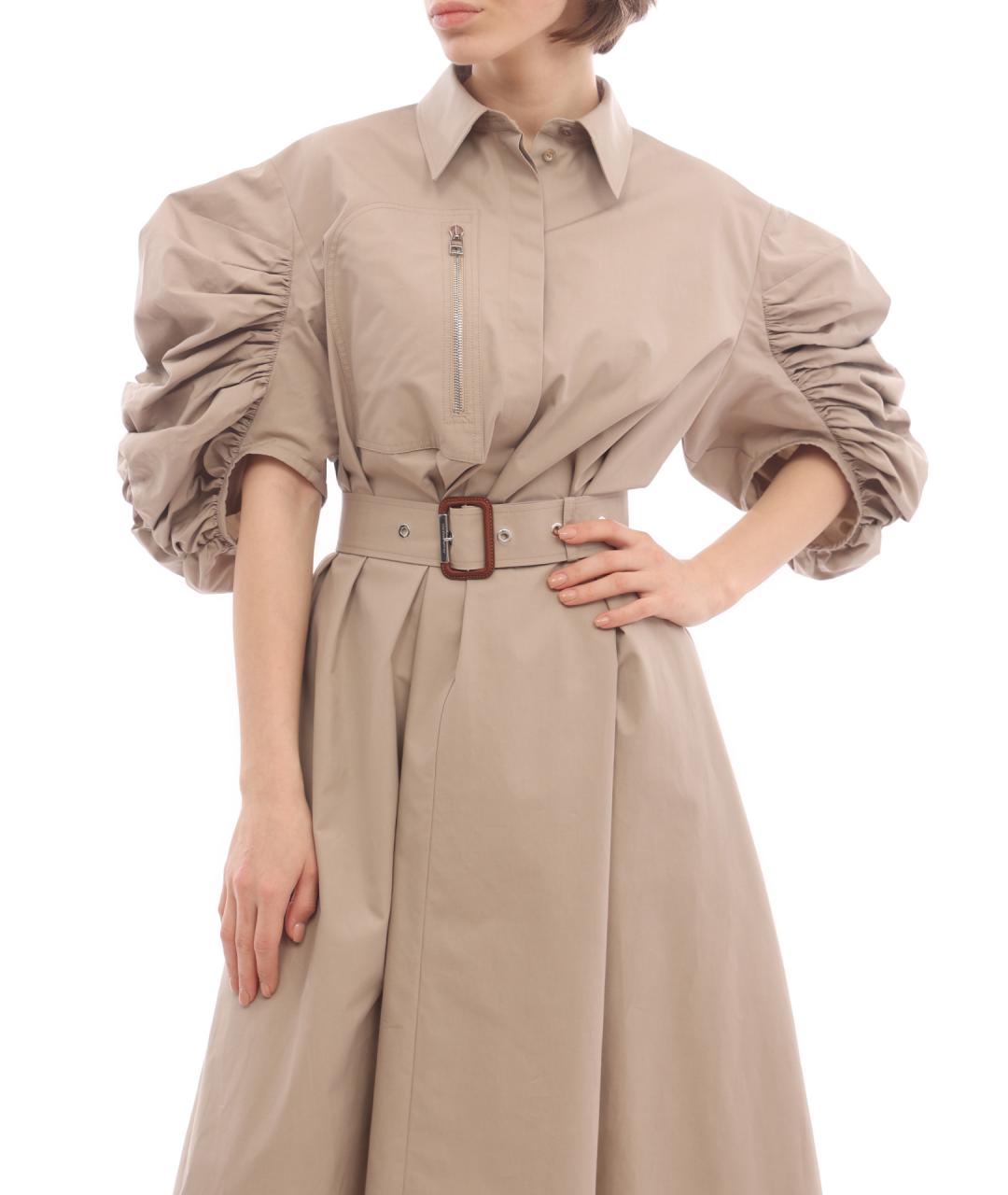 ALEXANDER MCQUEEN Хлопковое повседневное платье, фото 2