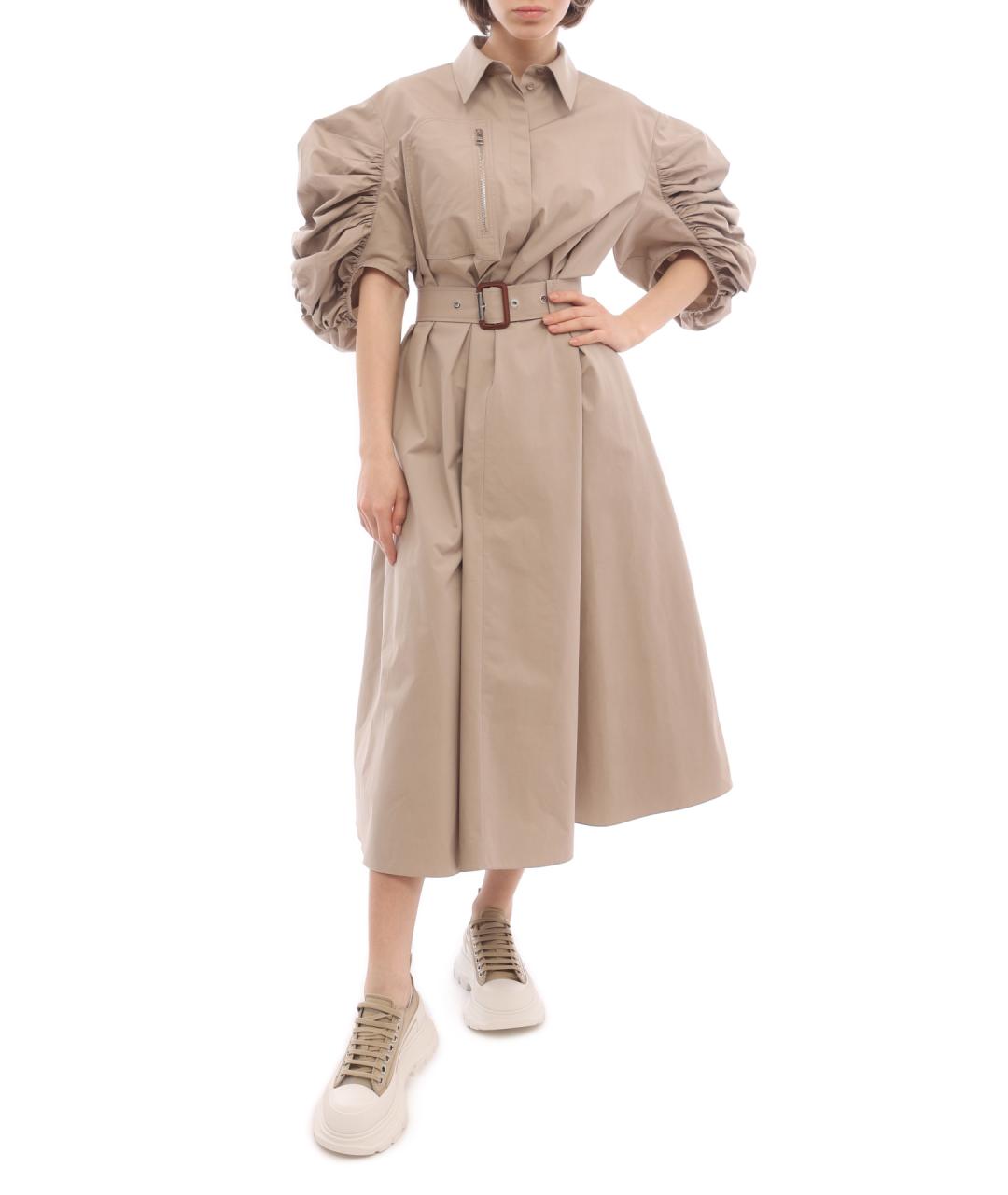 ALEXANDER MCQUEEN Хлопковое повседневное платье, фото 1