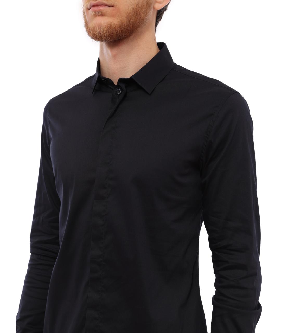 EMPORIO ARMANI Хлопковая кэжуал рубашка, фото 4