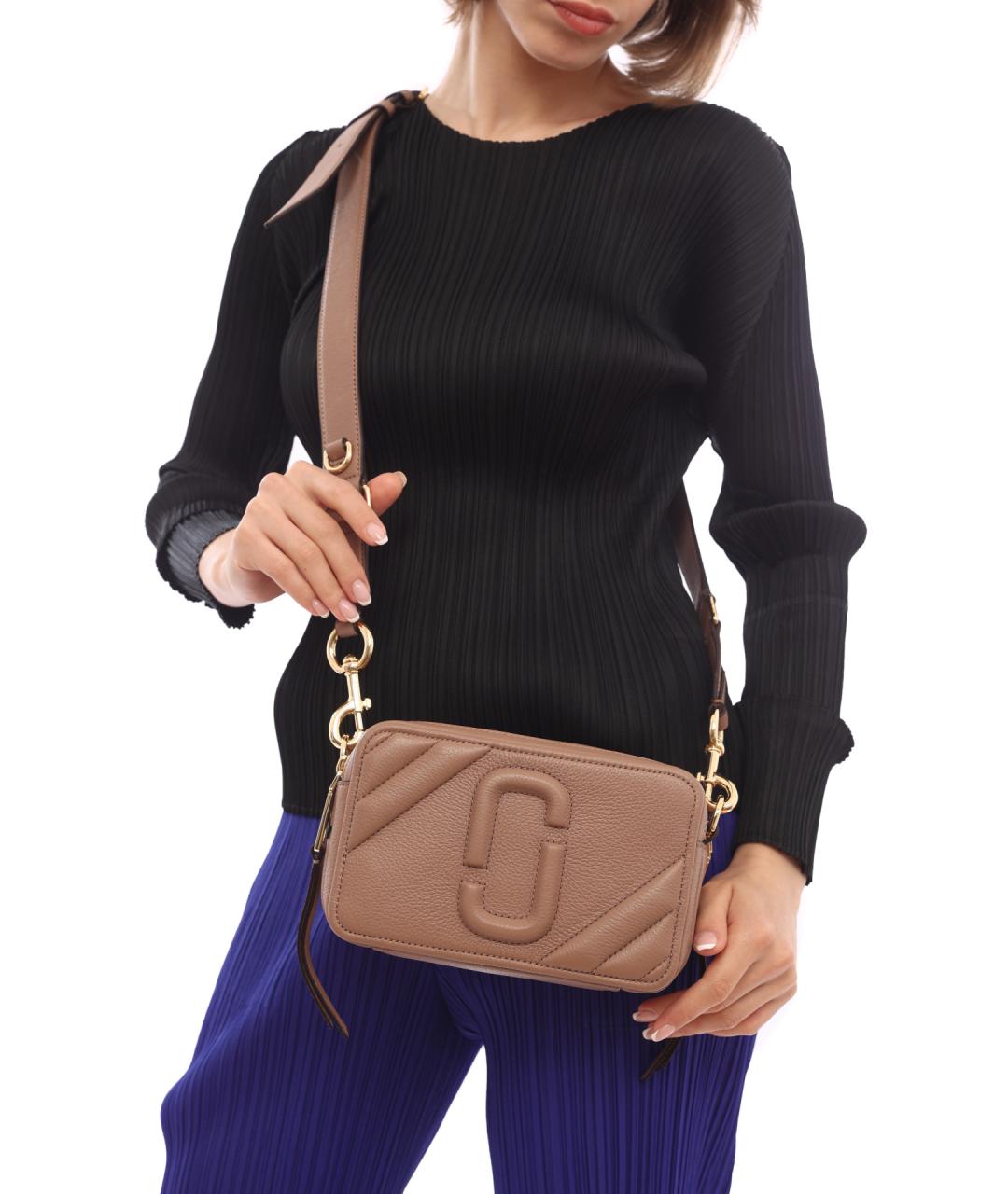 MARC JACOBS Розовая кожаная сумка через плечо, фото 7