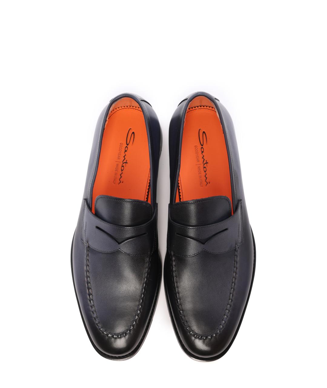 SANTONI Кожаные лоферы, фото 4