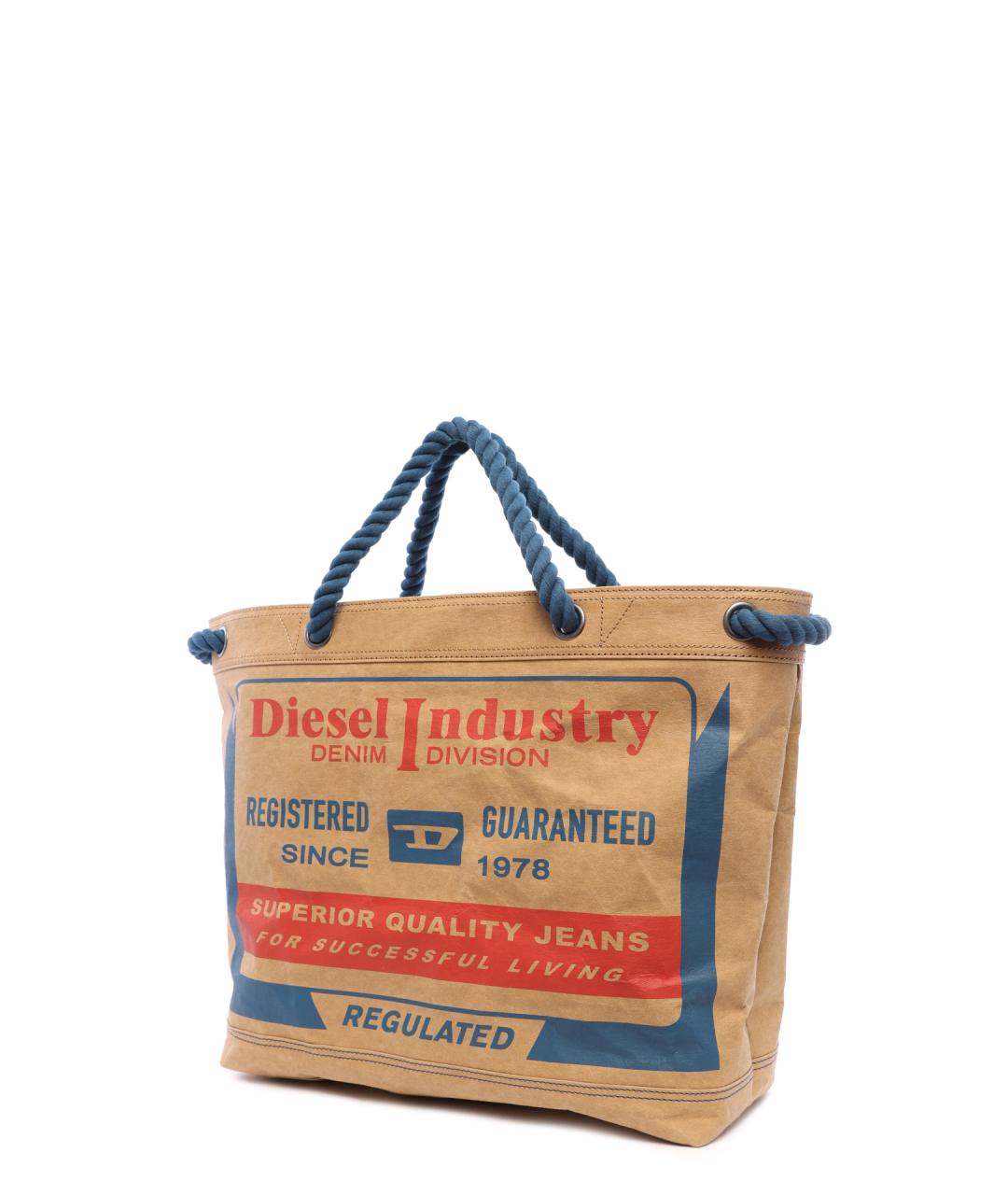 DIESEL Бежевая сумка тоут, фото 2