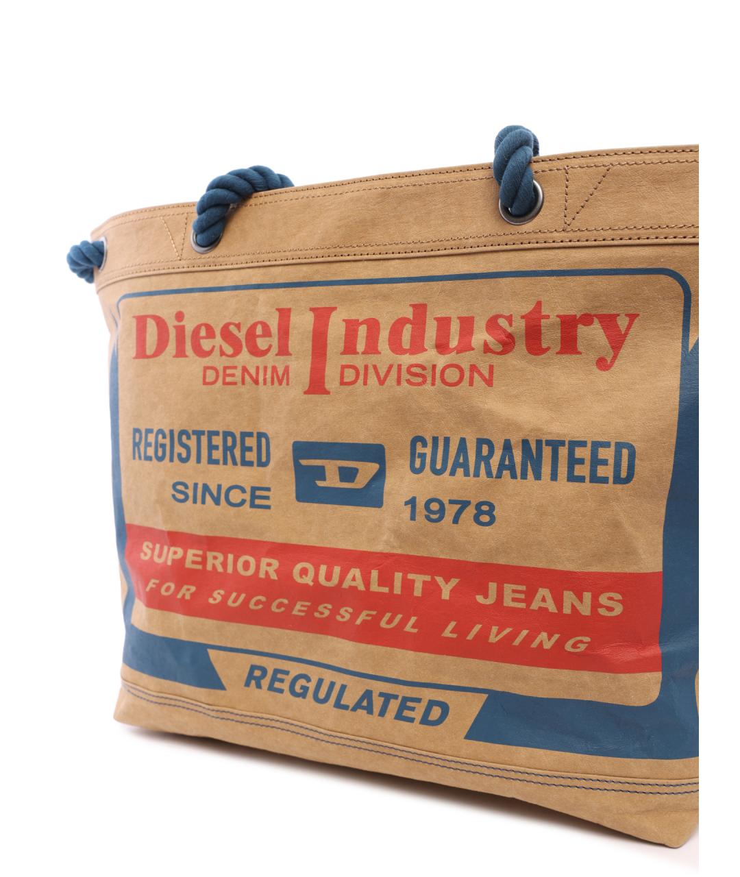 DIESEL Бежевая сумка тоут, фото 4