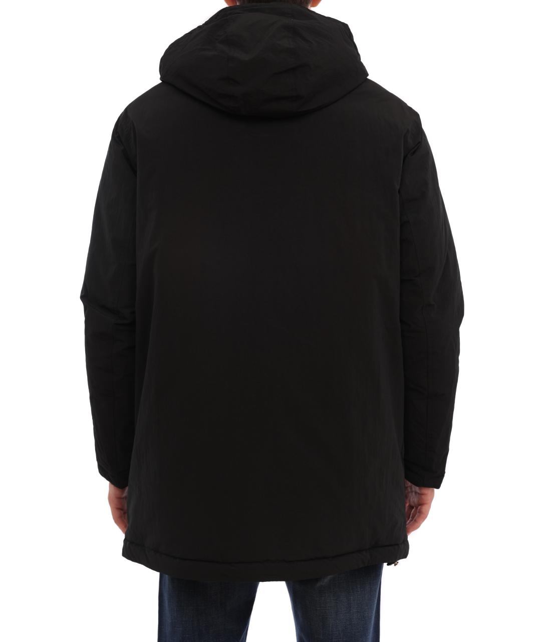 ARMANI EXCHANGE Черный полиэстеровый пуховик, фото 5