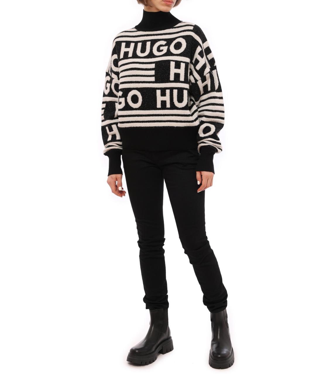 HUGO Черный джемпер / свитер, фото 6