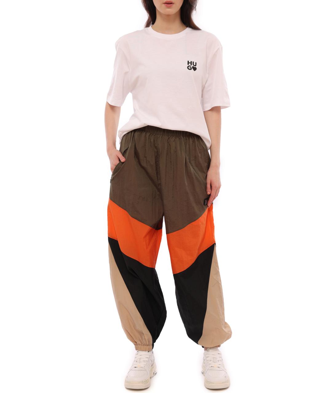 HUGO Полиамидовые прямые брюки, фото 2