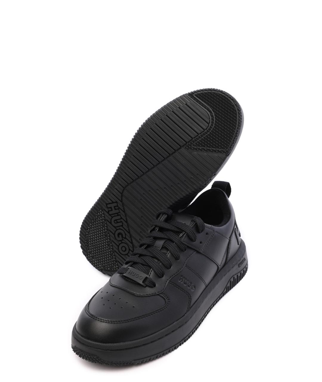 HUGO Черные кеды, фото 4