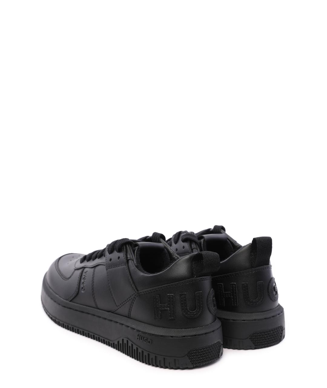 HUGO Черные кеды, фото 3