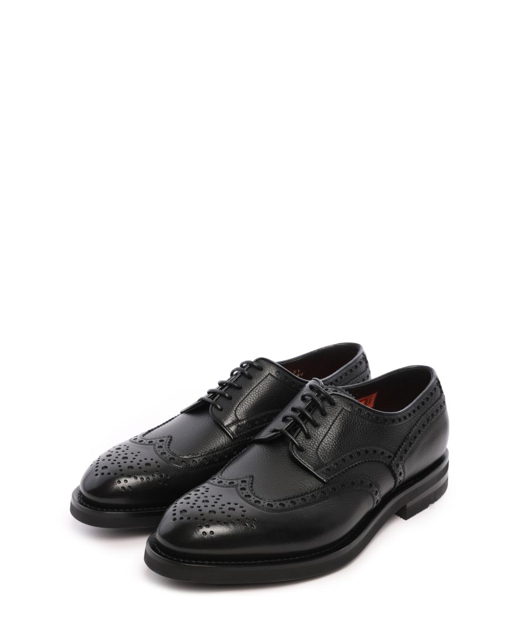 SANTONI Кожаные низкие ботинки, фото 2