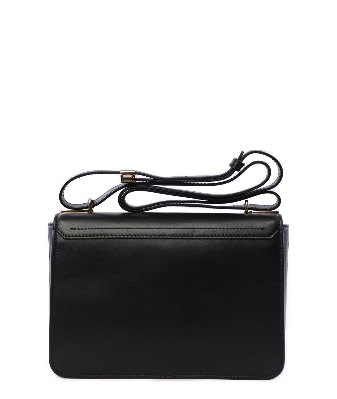 LANCEL Черная кожаная сумка через плечо, фото 4