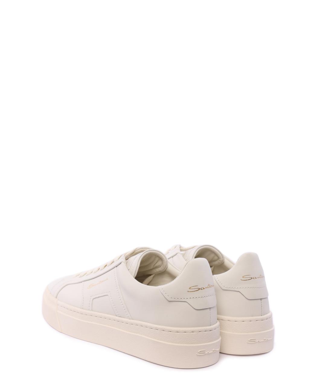 SANTONI Кожаные кеды, фото 3