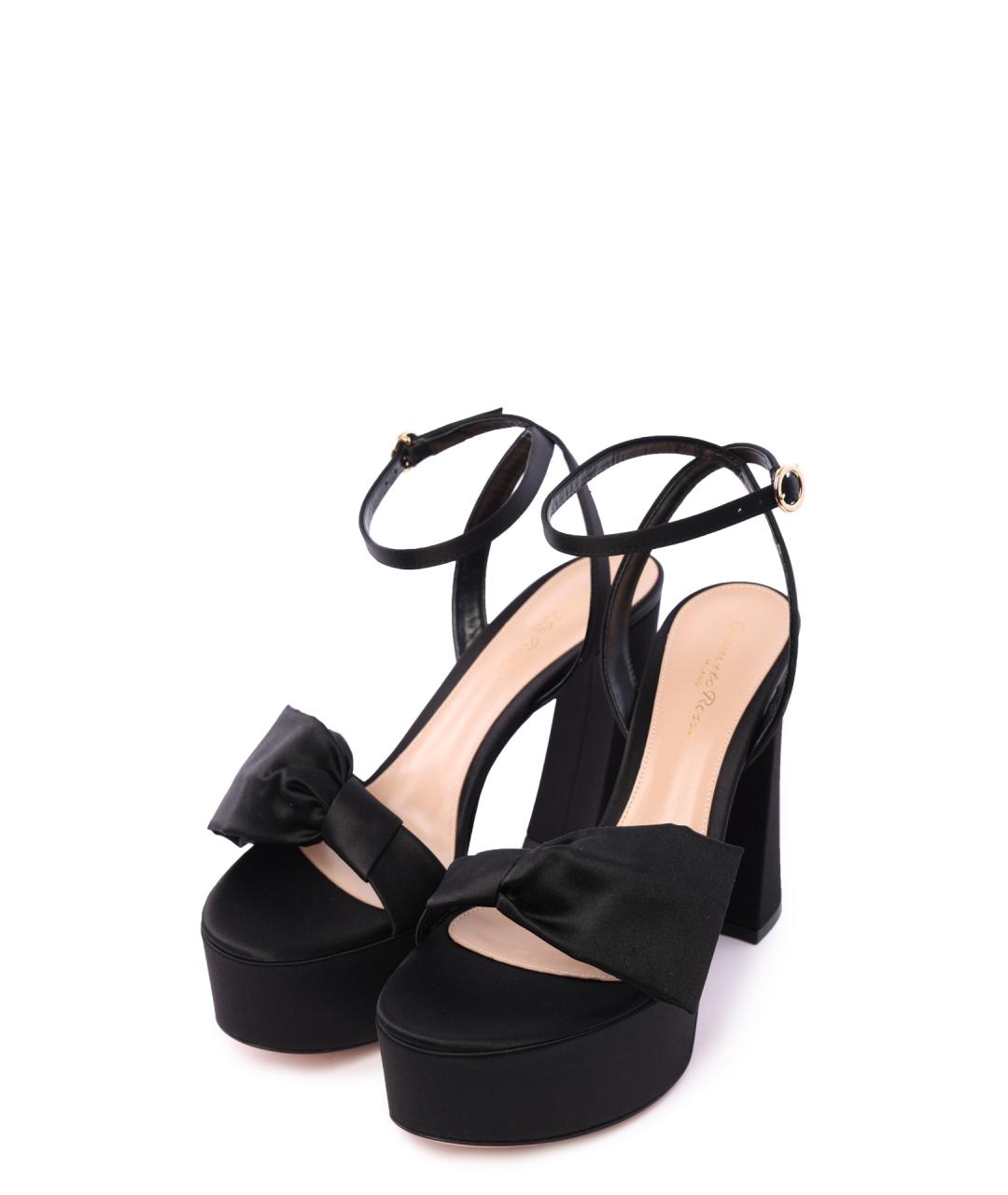 GIANVITO ROSSI Черные босоножки, фото 2