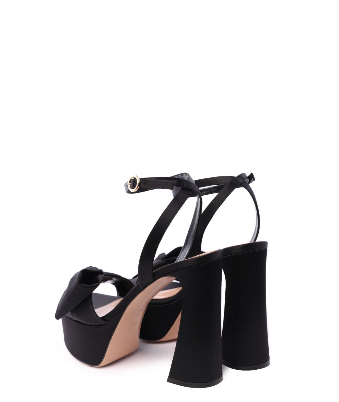 GIANVITO ROSSI Черные босоножки, фото 3