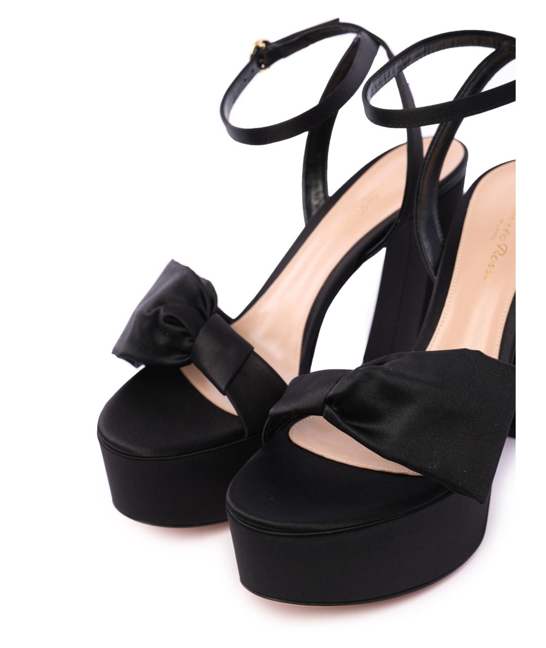 GIANVITO ROSSI Черные босоножки, фото 5