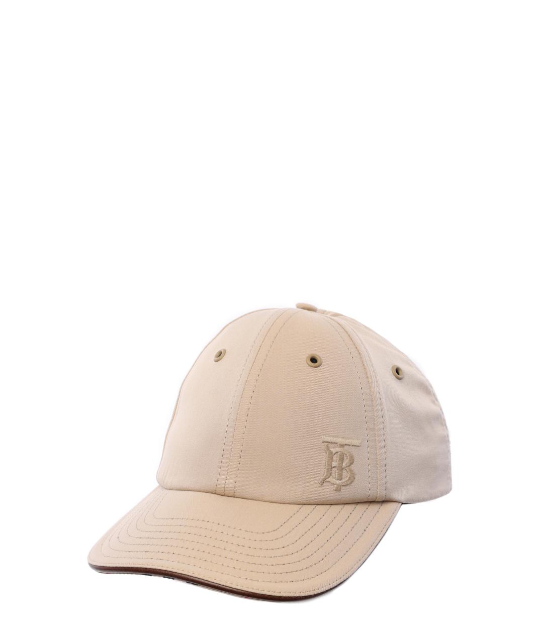 BURBERRY Бежевая кепка/бейсболка, фото 1