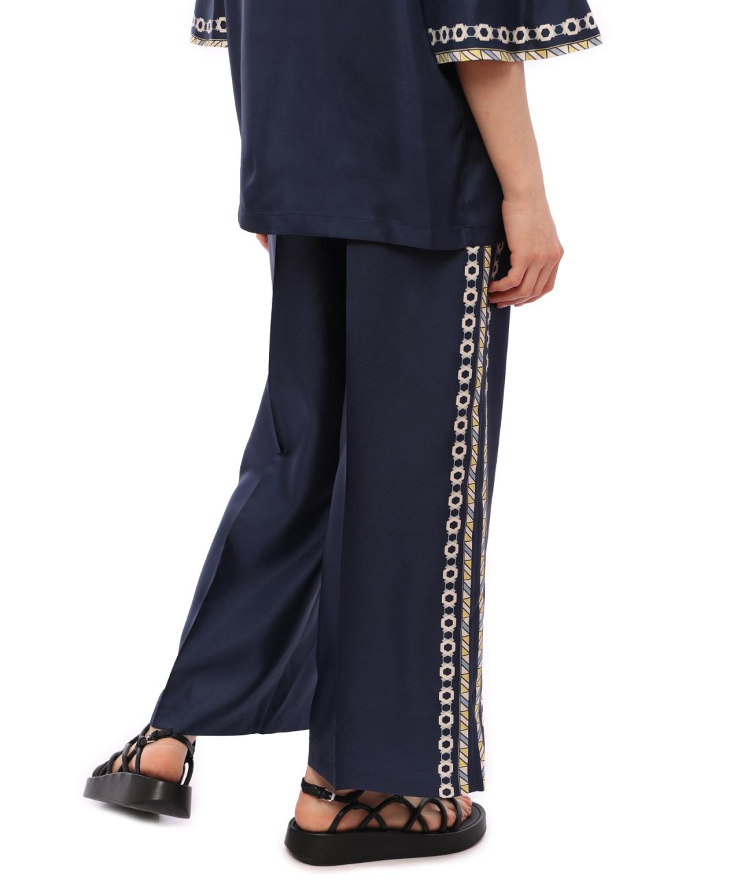 ETRO Синие прямые брюки, фото 4