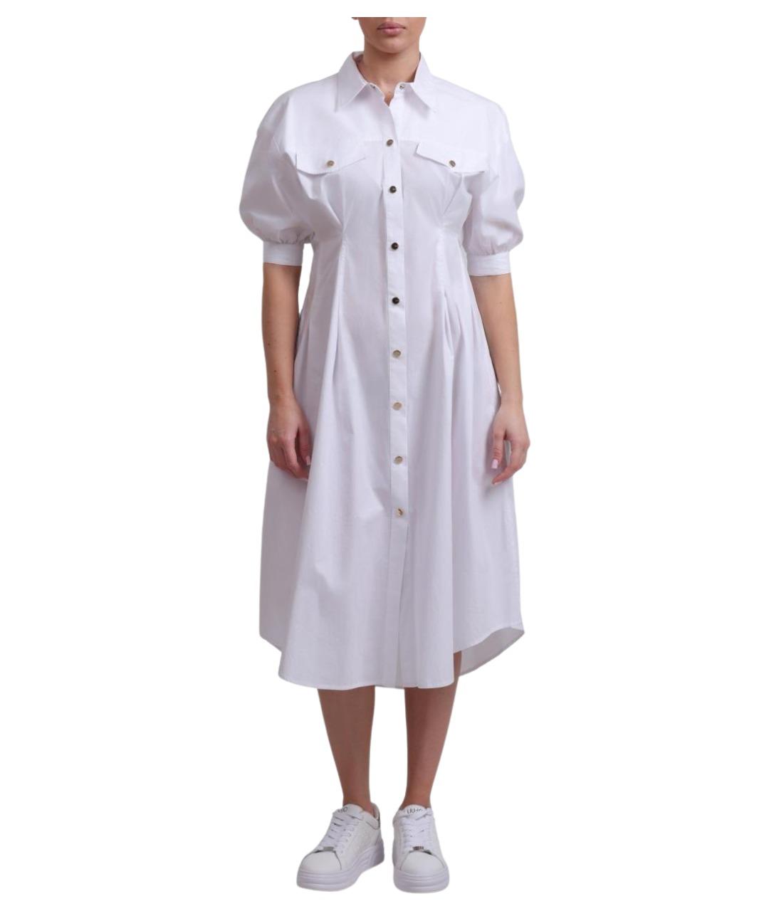 PINKO Белое повседневное платье, фото 1