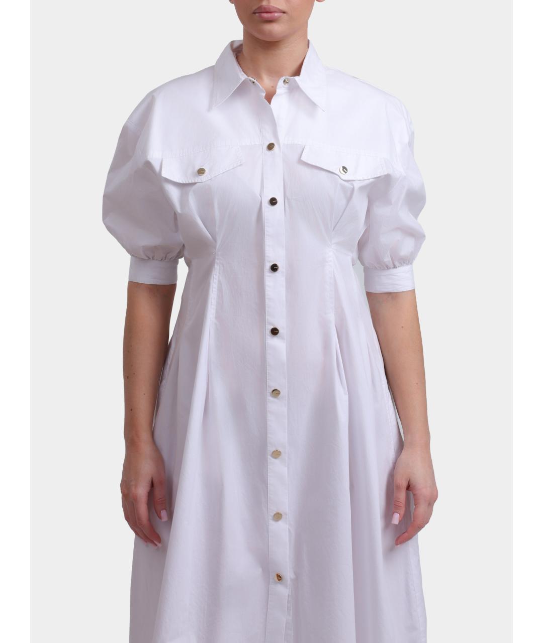 PINKO Белое повседневное платье, фото 2