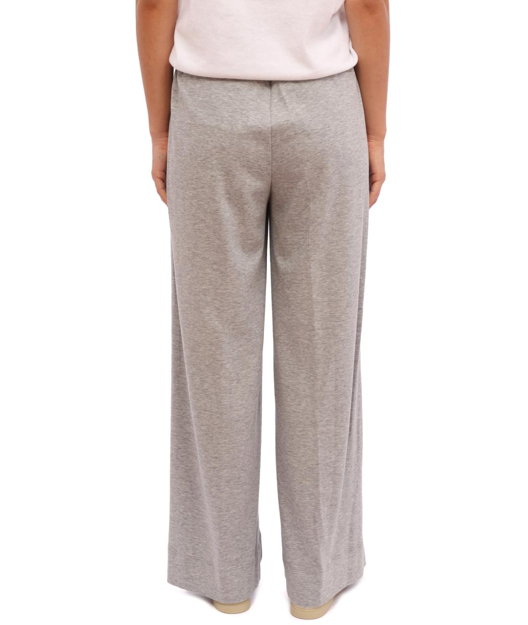 PESERICO Серые прямые брюки, фото 5