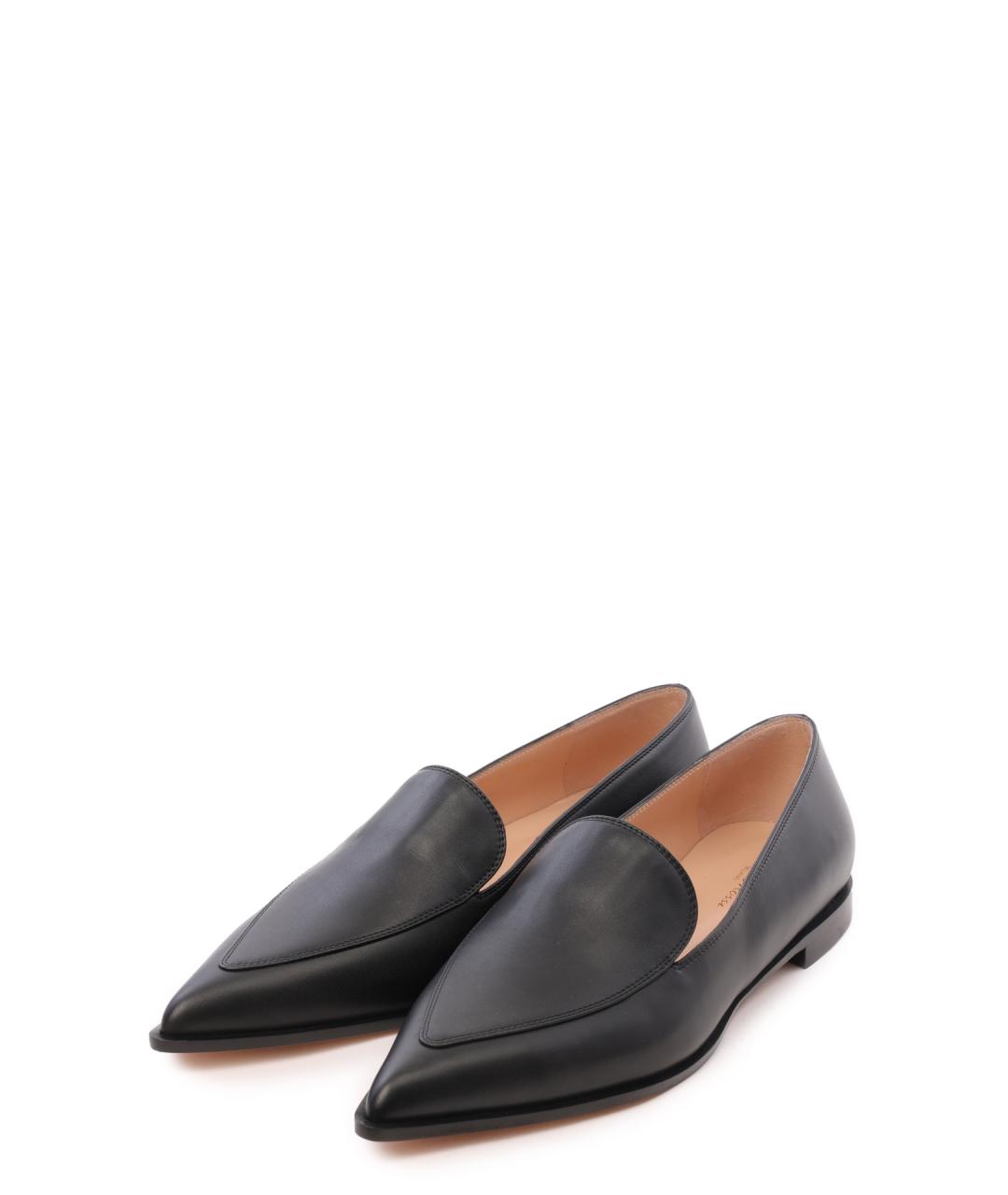 GIANVITO ROSSI Черные кожаные туфли, фото 2