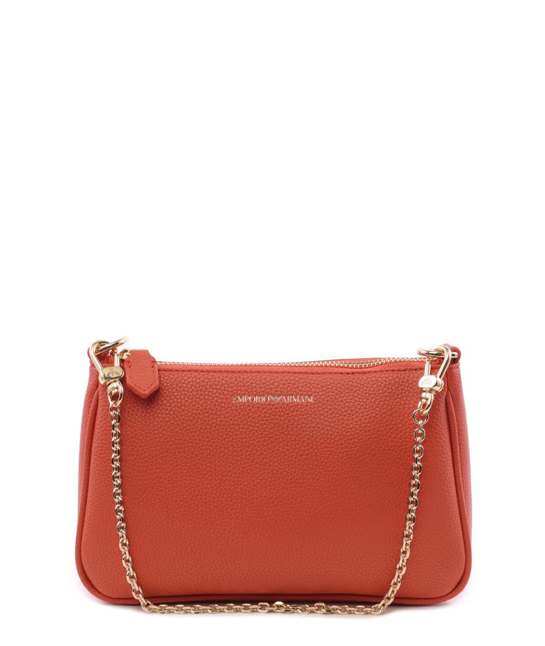 EMPORIO ARMANI Оранжевая сумка через плечо, фото 5