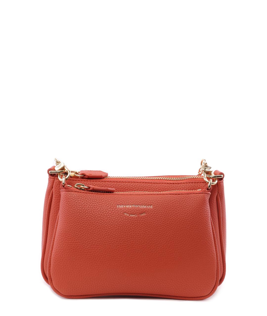 EMPORIO ARMANI Оранжевая сумка через плечо, фото 1