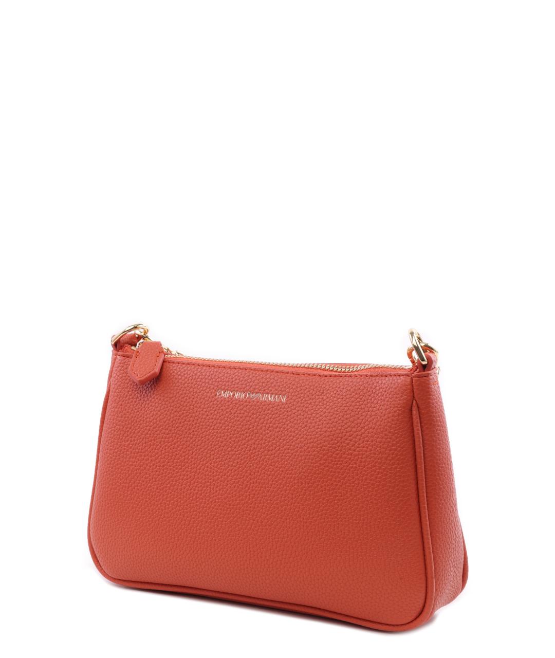 EMPORIO ARMANI Оранжевая сумка через плечо, фото 3