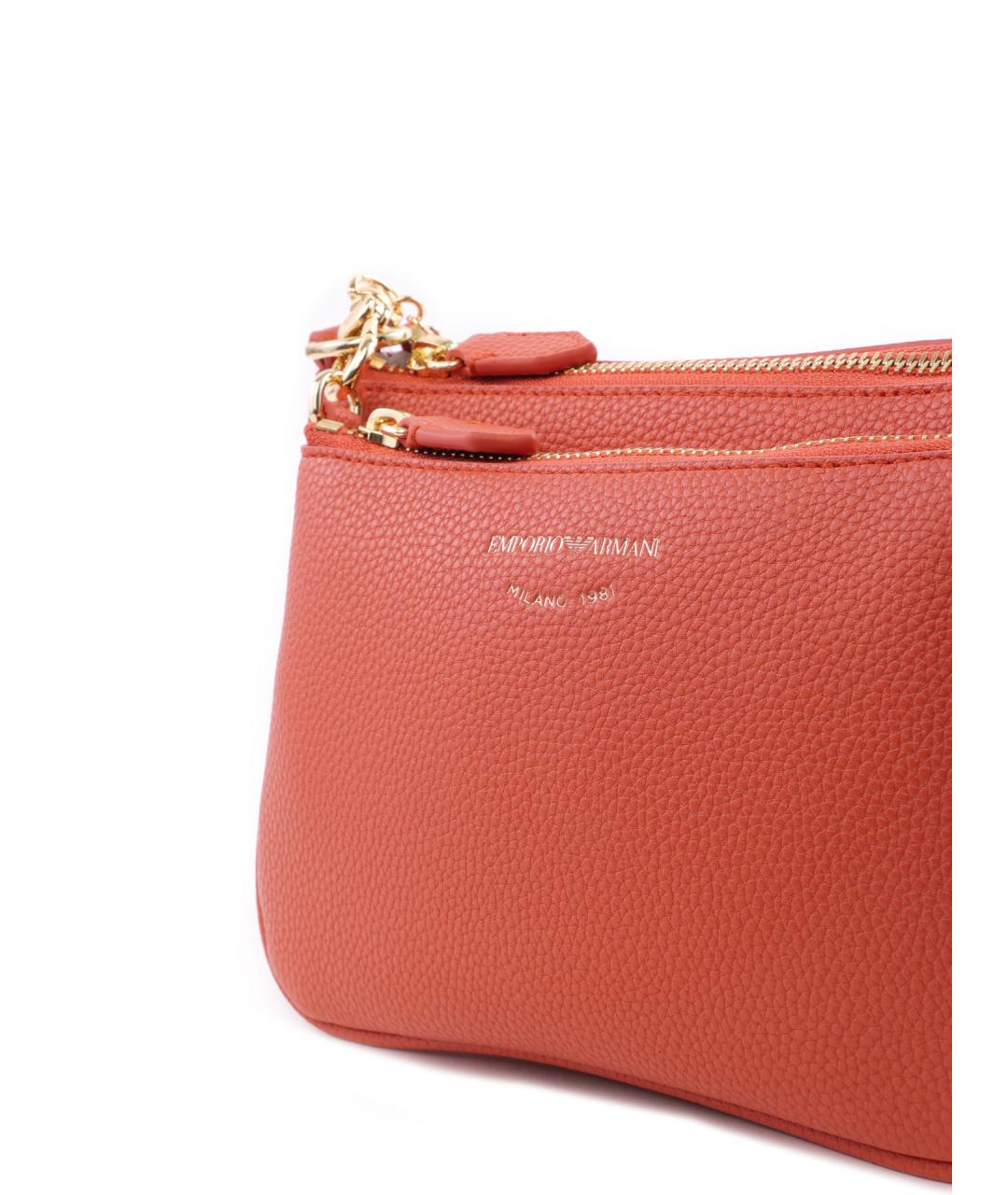EMPORIO ARMANI Оранжевая сумка через плечо, фото 6