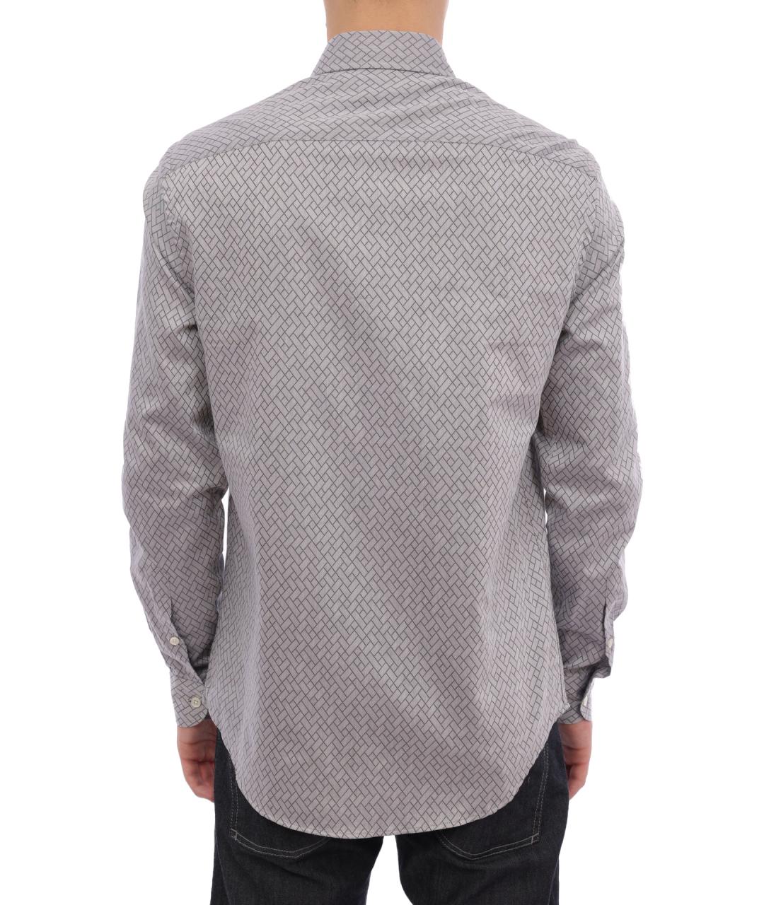 EMPORIO ARMANI Хлопковая кэжуал рубашка, фото 5