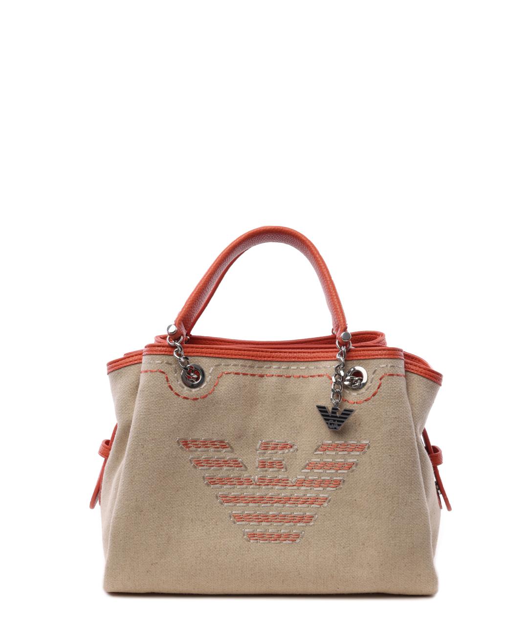 EMPORIO ARMANI Тканевая сумка тоут, фото 1