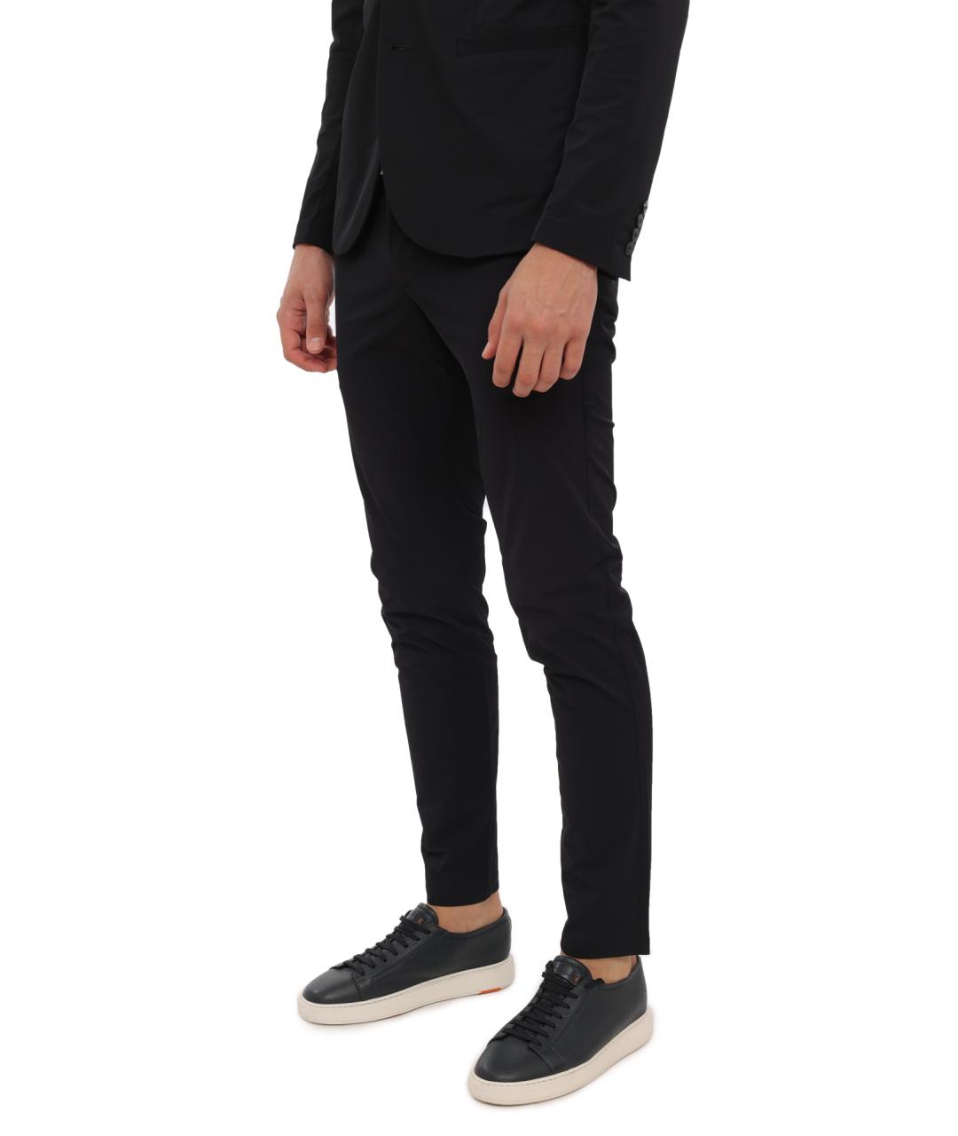 ARMANI EXCHANGE Темно-синие повседневные брюки, фото 3