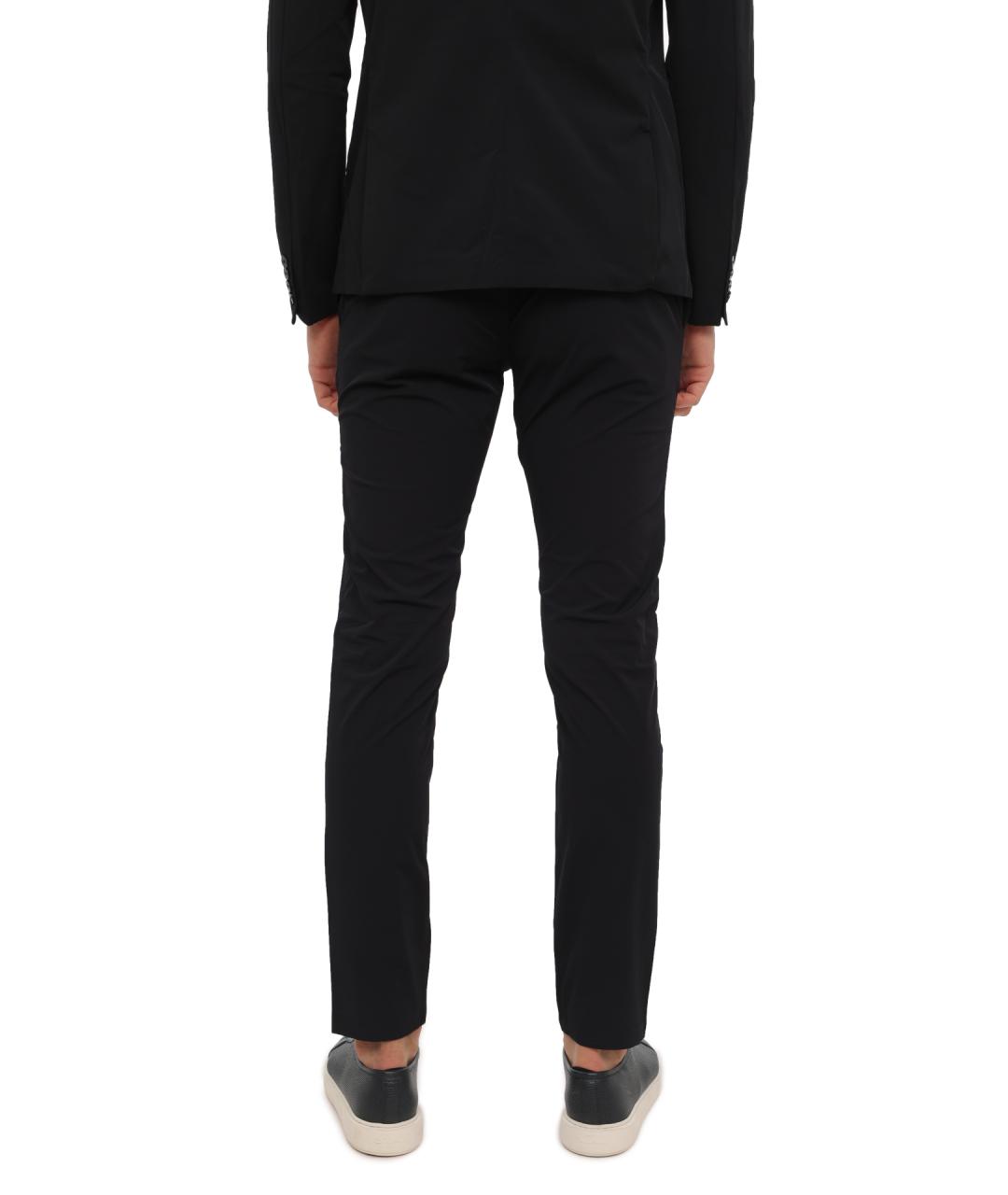 ARMANI EXCHANGE Темно-синие повседневные брюки, фото 4
