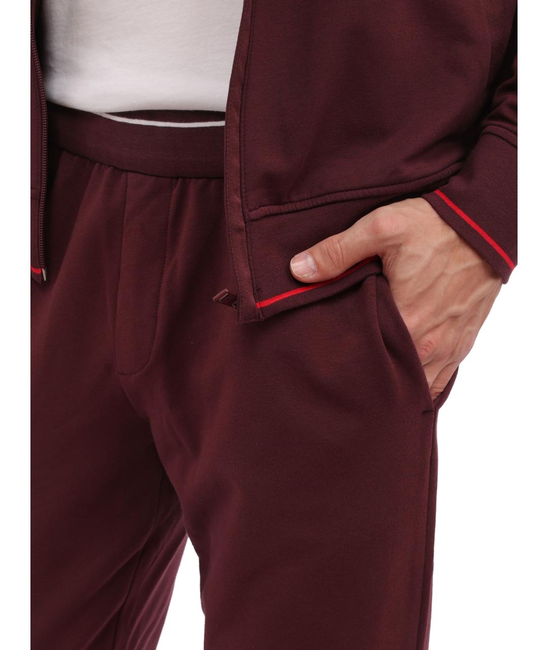 ARMANI EXCHANGE Бордовые повседневные брюки, фото 5