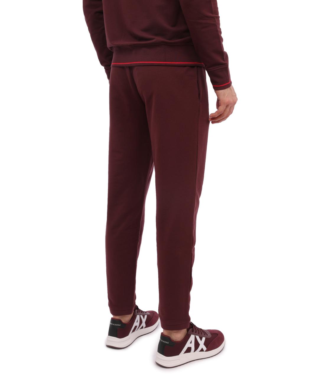 ARMANI EXCHANGE Бордовые повседневные брюки, фото 4