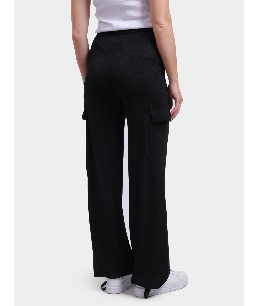 PINKO Черные прямые брюки, фото 5