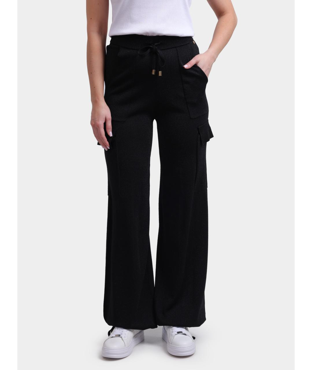 PINKO Черные прямые брюки, фото 6