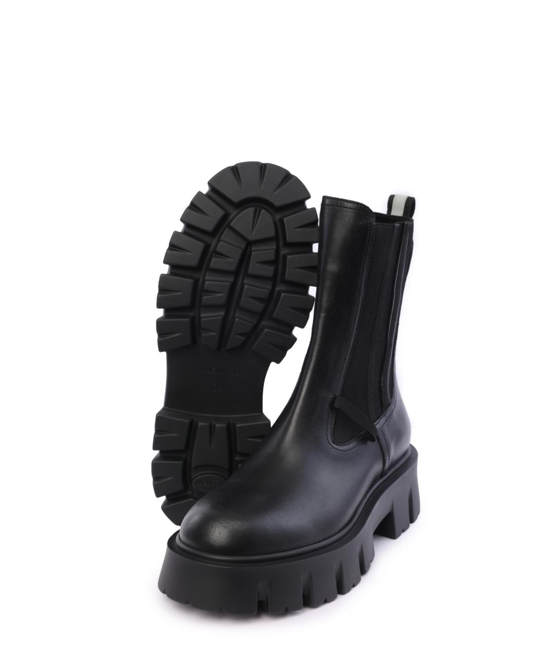 PREMIATA Черные кожаные ботинки, фото 4