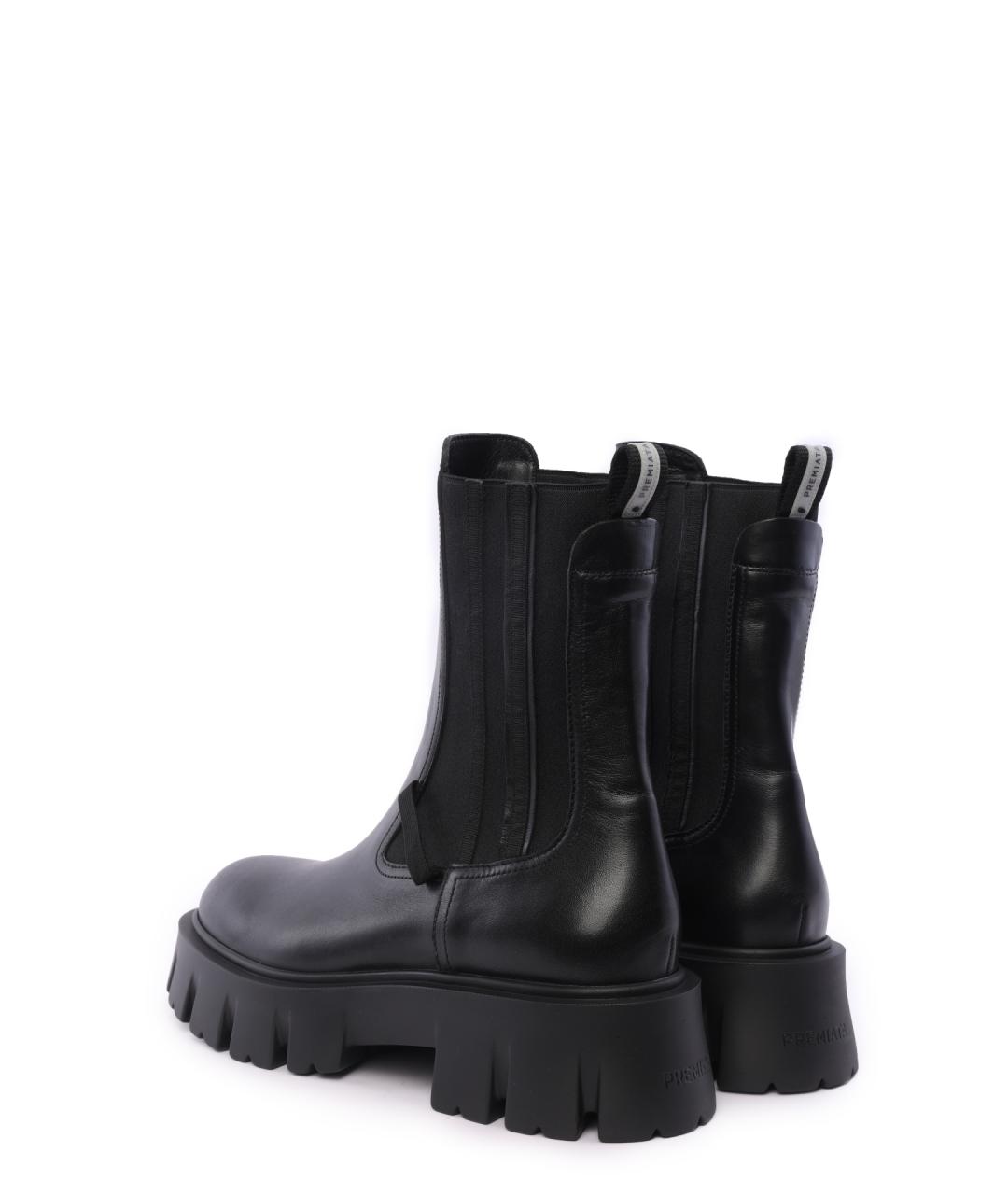PREMIATA Черные кожаные ботинки, фото 3